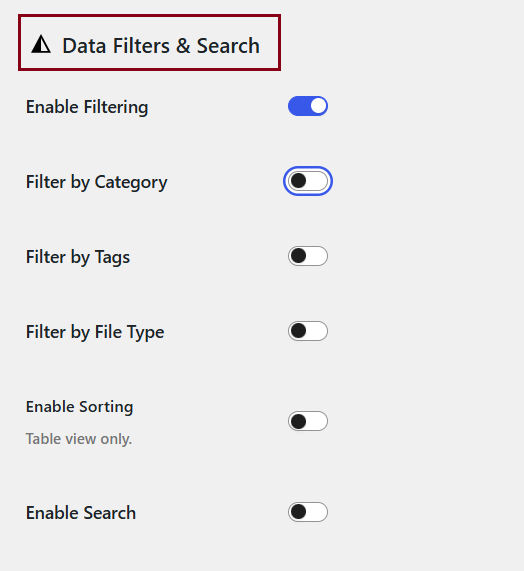 data-filters