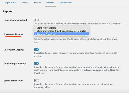 Logging Options in Download Monitor - Download Monitor