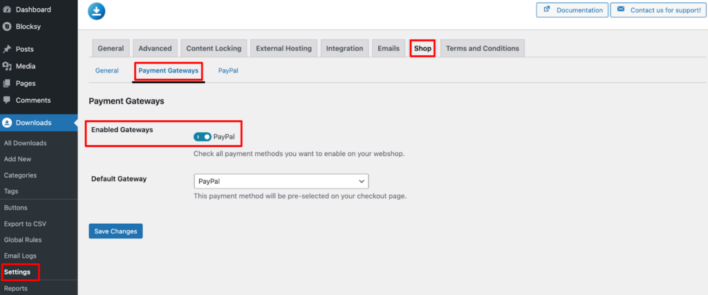 Set up Payment Gateway with Download Monitor Plugin