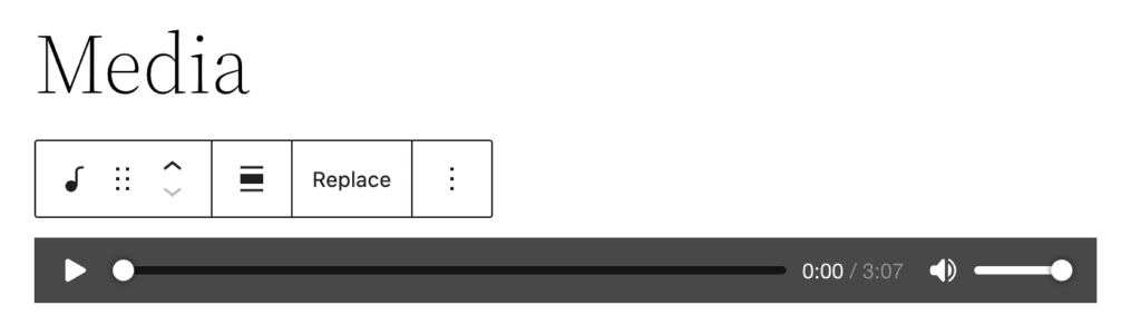 Popular audio formats like .m4a, .aac, and .wma are not included in the official list of supported file types for WordPress uploads