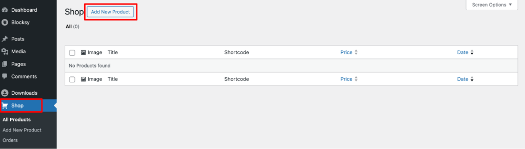 download monitor plugin configuration- adding new products