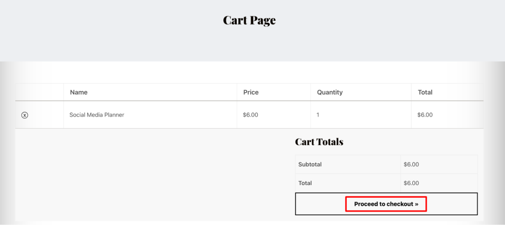 download monitor plugin configuration- checking front view of cart page