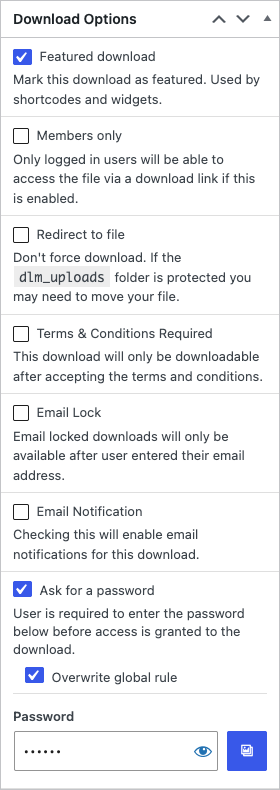 password-lock-download-settings